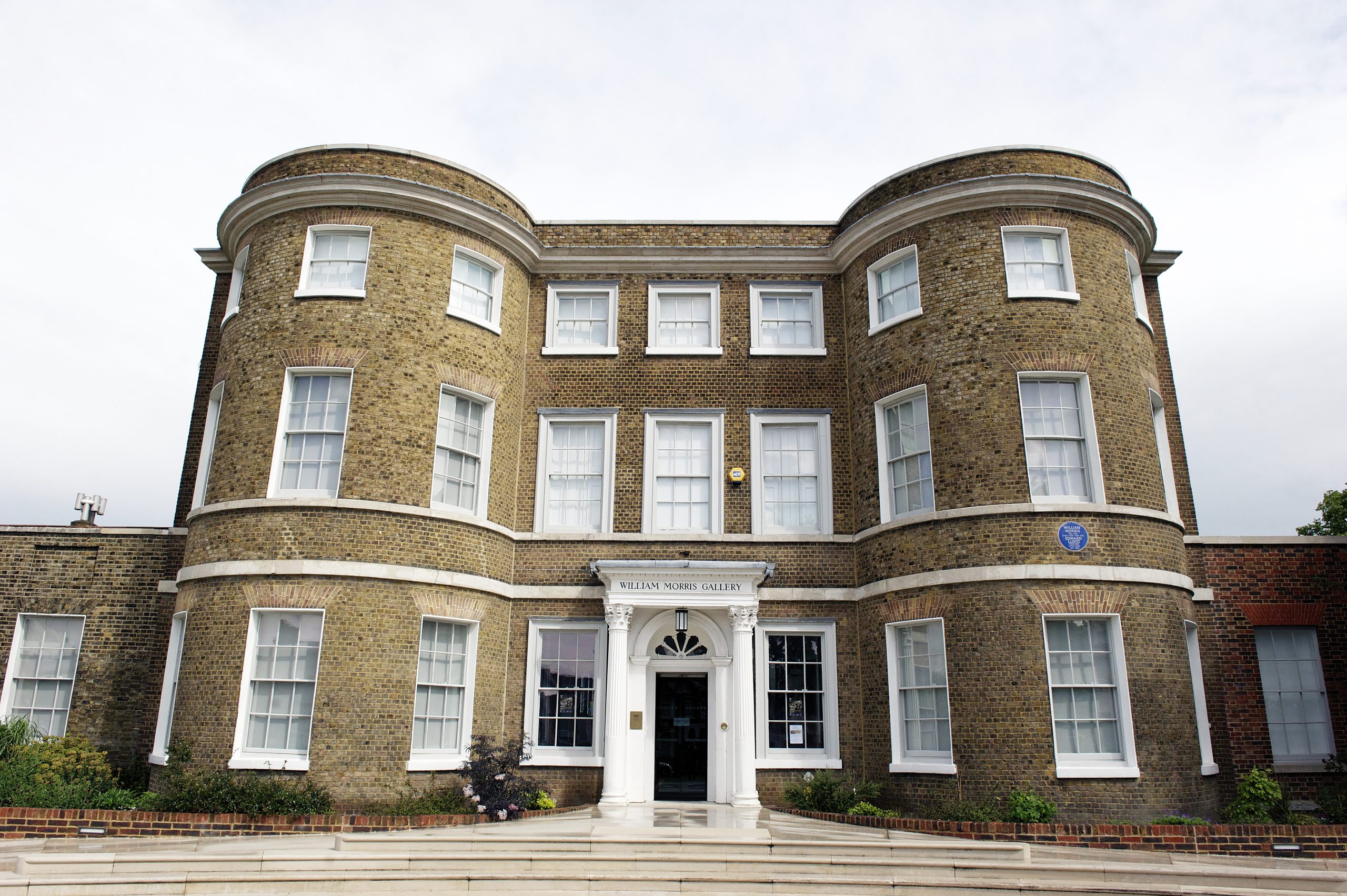 Exterior view, face on, of William Morris Gallery