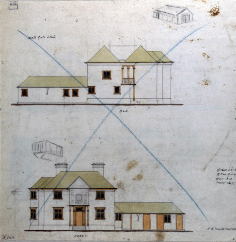 Architectural drawing of Bradwell-on-Sea Village Hall