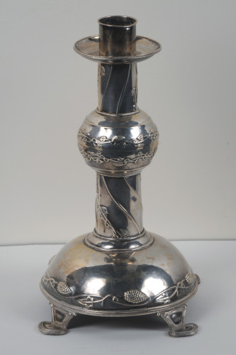 silver candlestick