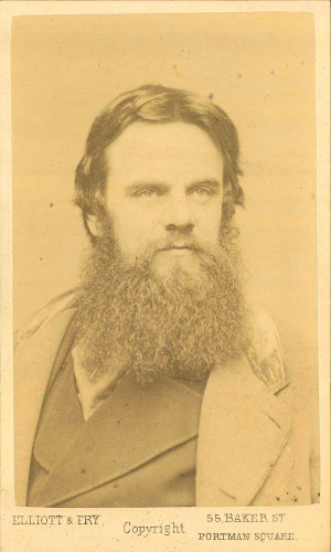 carte-de-visite depicting Holma Hunt