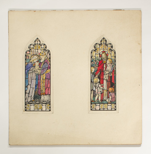 Design for two stained glass windows