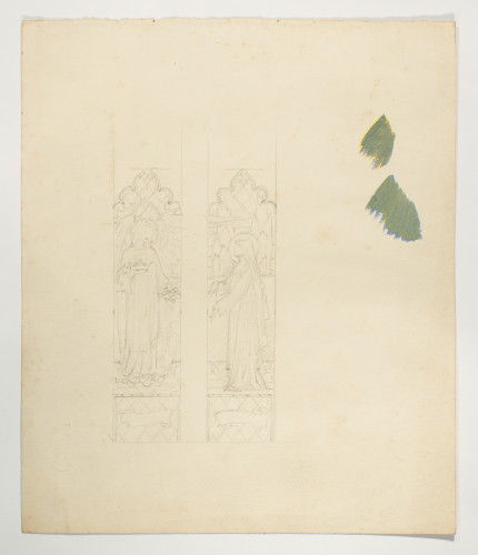 Sketch design for a two-light window