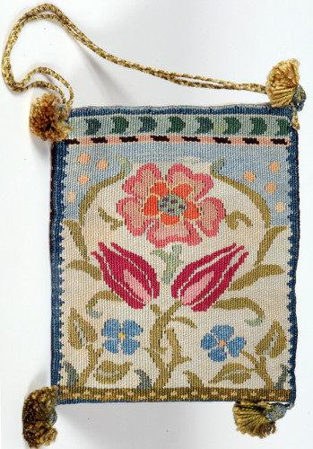 Embroidered evening bag