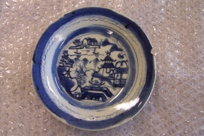 Tea Plate owned by Mrs Jane morris