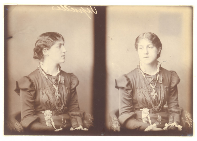 Double portrait of May Morris