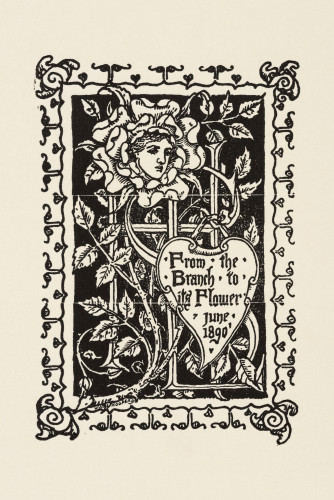 Printed bookplate